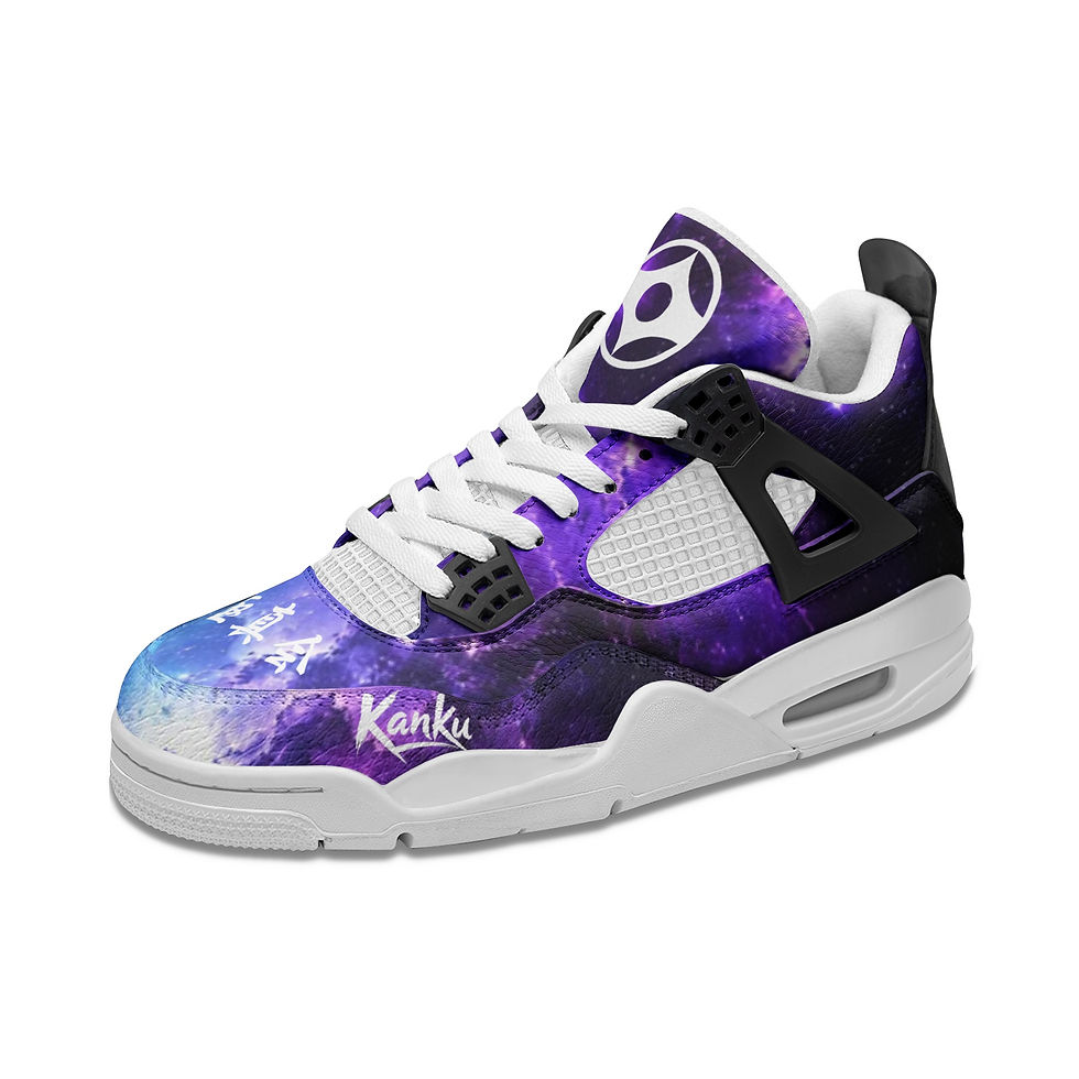 Thumbnail: Kanku Fashion Sneakers - Purple Galaxy