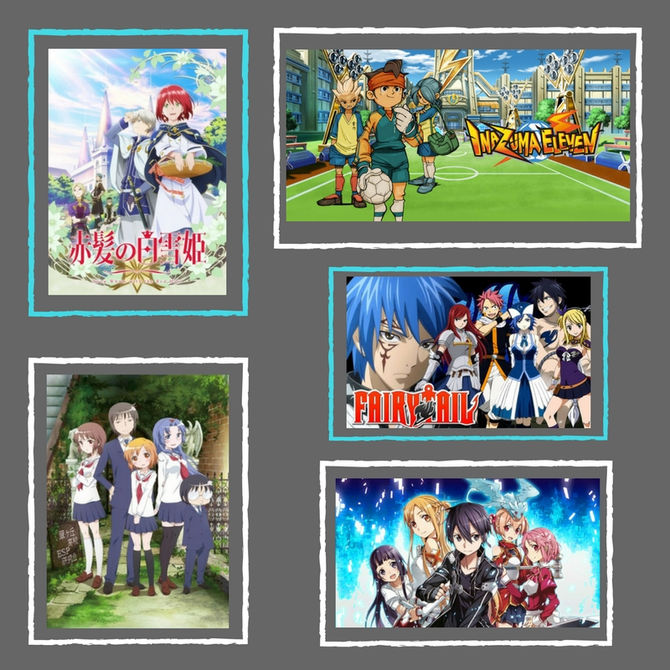 5 ANIMES RECOMENDADOS