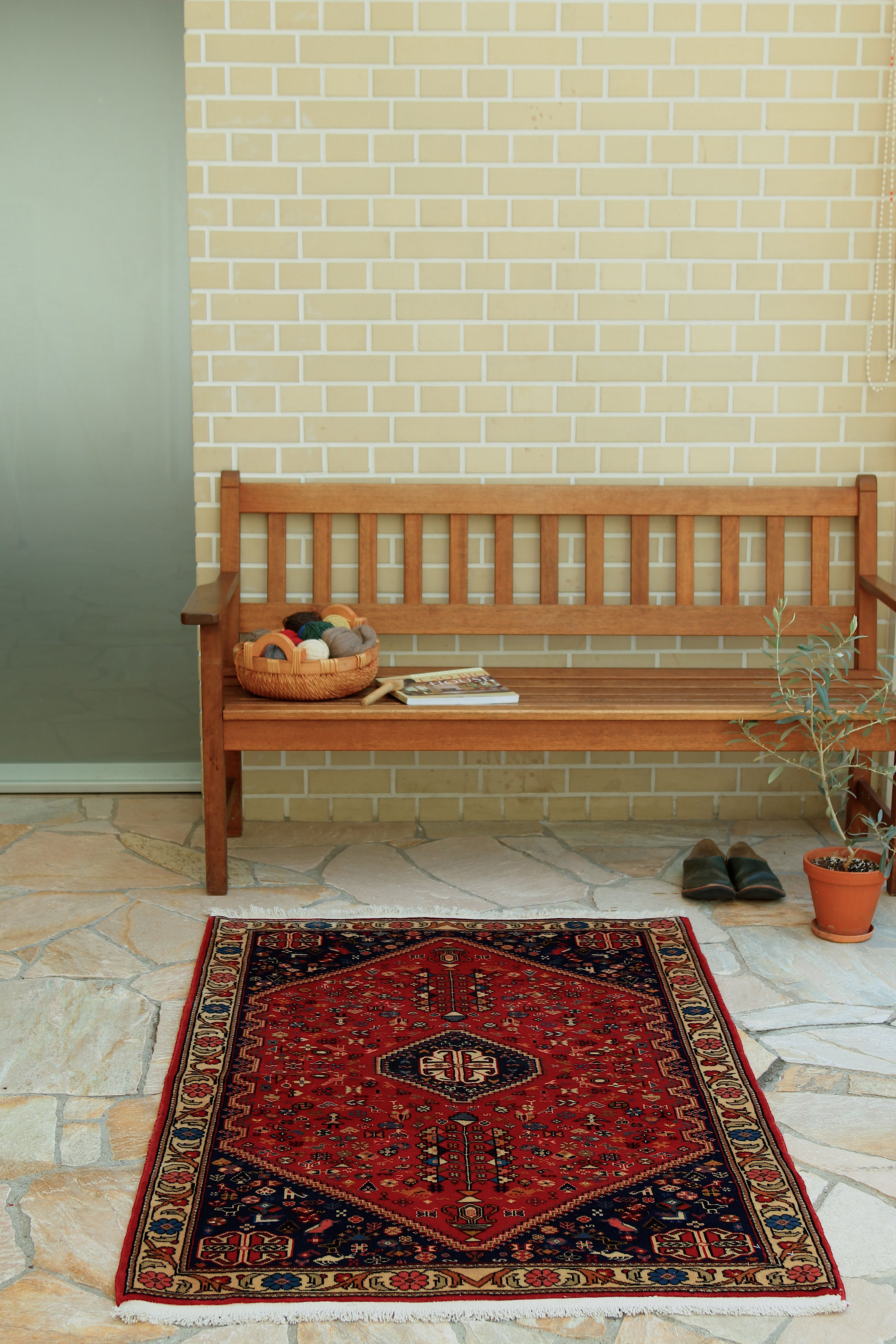 ペルシャ家庭織り絨毯