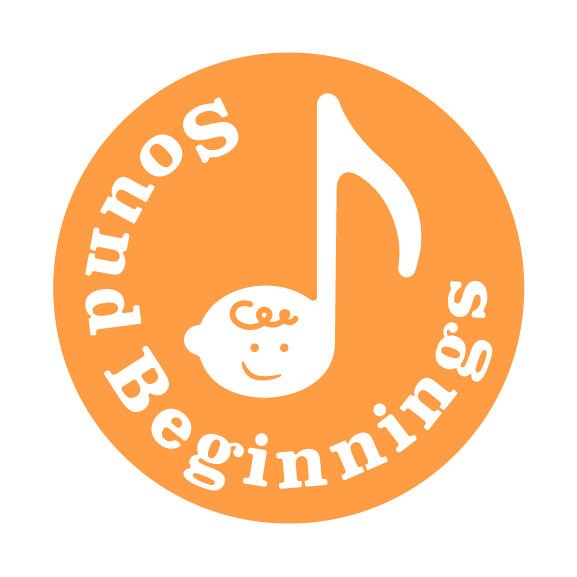 Sound Beginnings logo with music note
