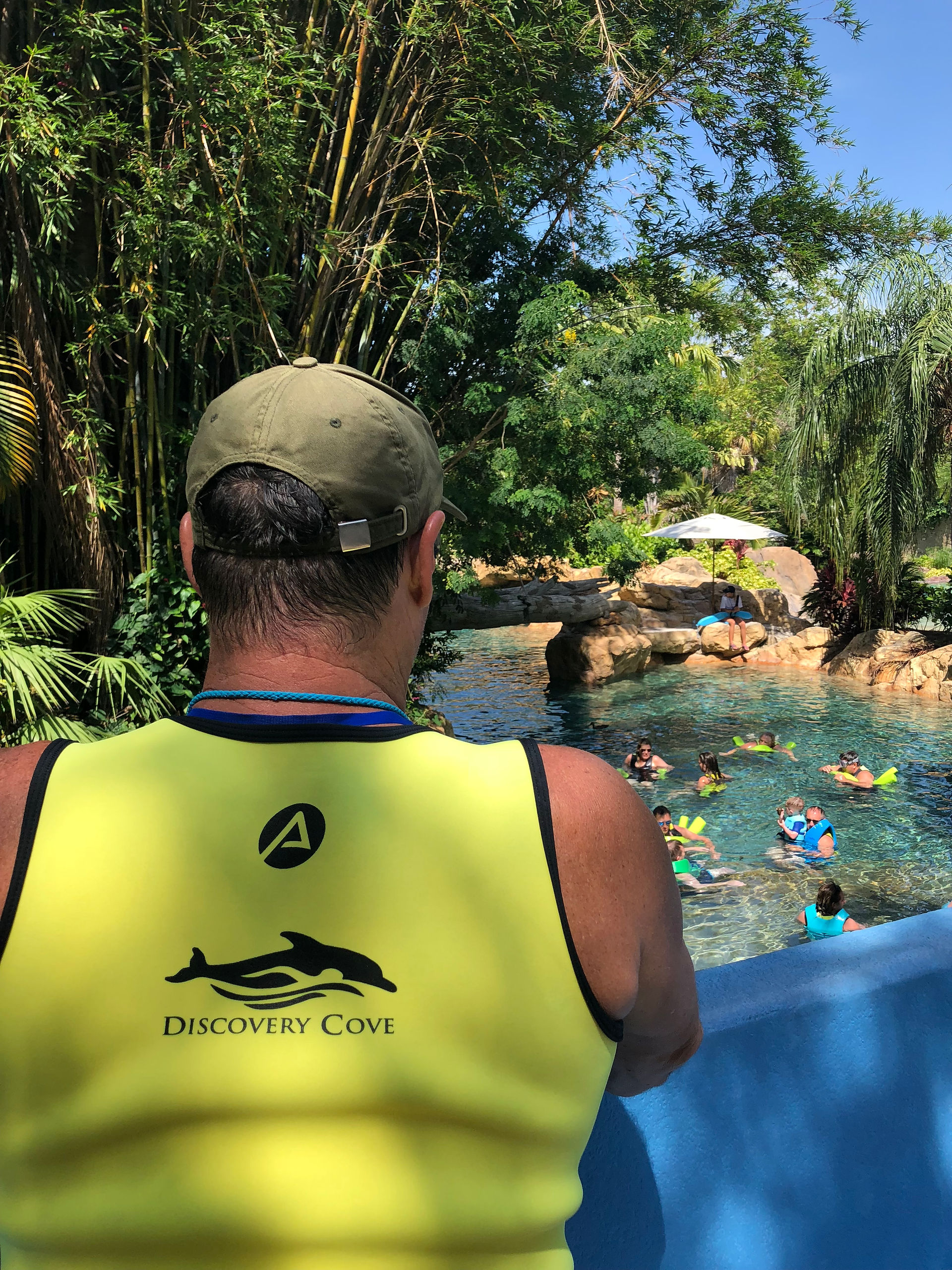 Ricardo Beires no Discovery Cove Orlando 