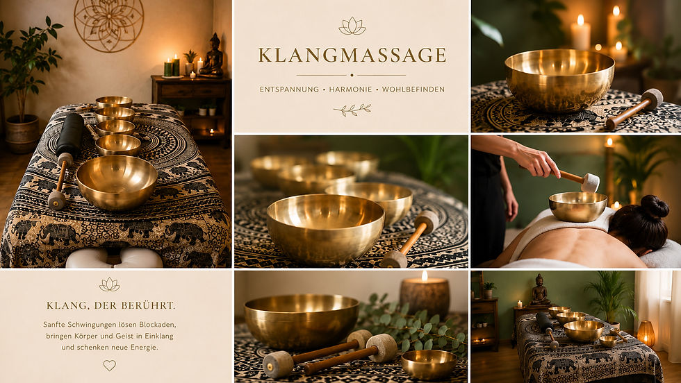 Klangmassage 60 Minuten