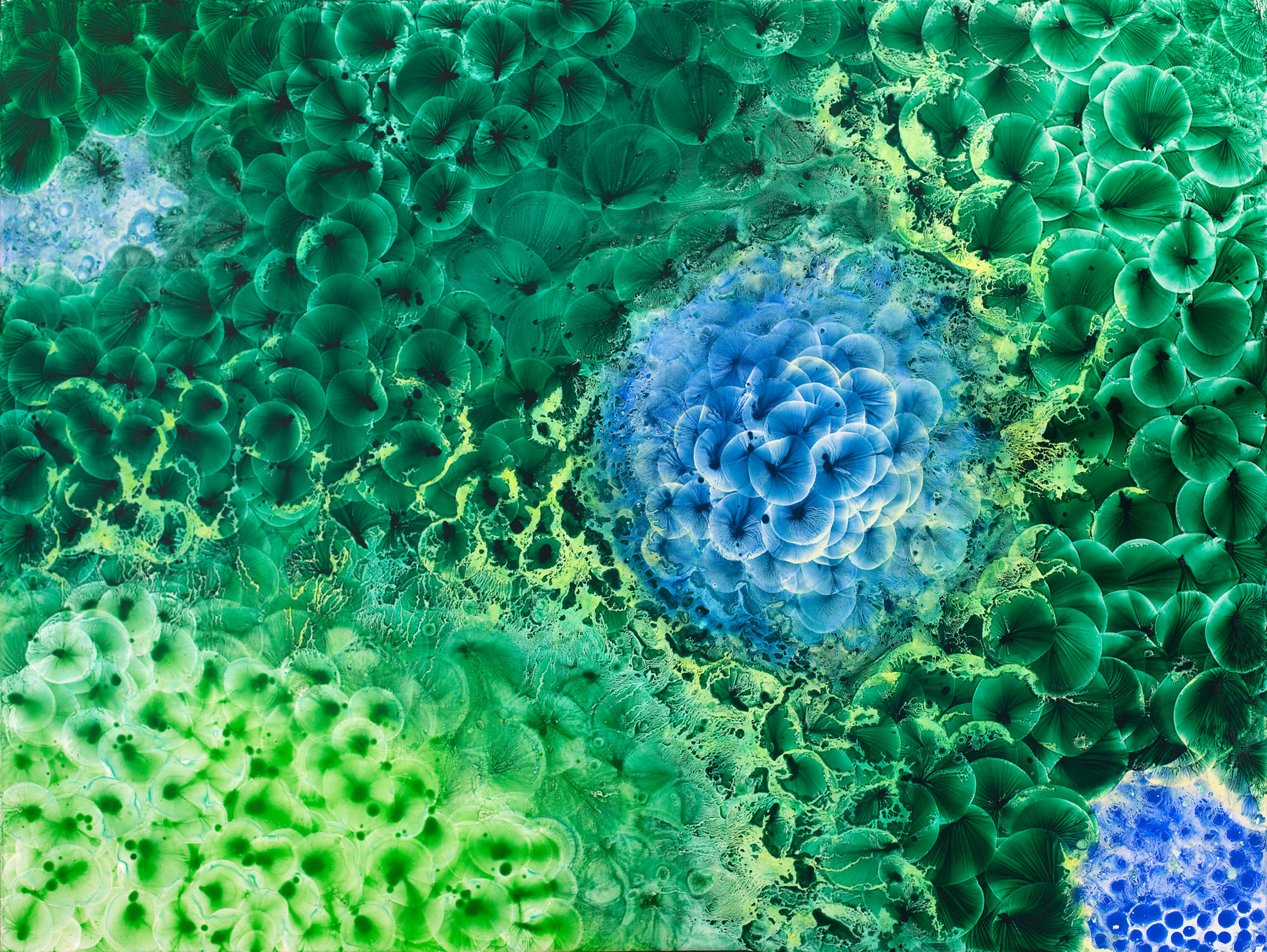 Ultramarine Emergent ( 36" x 48" )