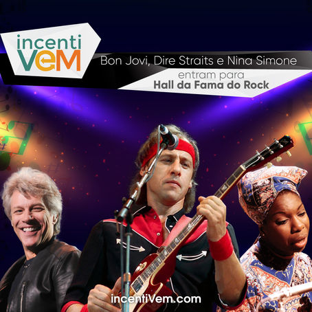 Bon Jovi, Dire Straits e Nina Simone entram para Hall da Fama do Rock