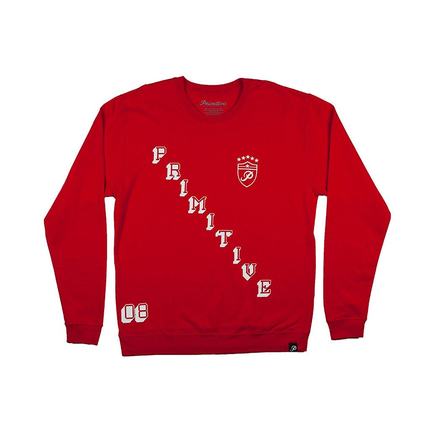 Primitive Apparel[プリミティブ] GREAT ONE CREWNECK (RED) クルーネック スウェット トレーナー