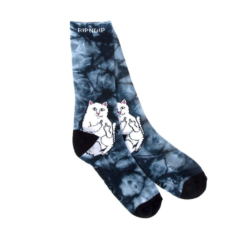 ◆RIPNDIP◆リップンディップ LORD SMOKEY ソックス RIPNDIP リップンディップ Lord Nermal Socks ソックス 靴下 猫