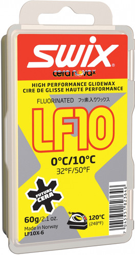 SWIX [ スウィックス ] WAX LFX ローフッ素 LF10 イエロー (60g