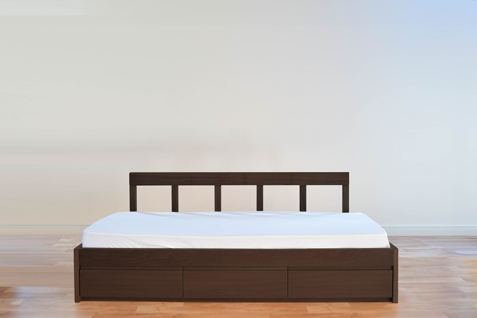 Miniatura: CAMA RETRÔ COM 3 GAVETAS