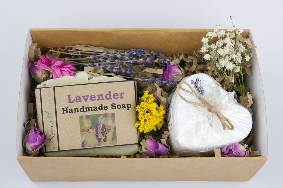 Lavender Gift Box - Soap + Bath Bomb