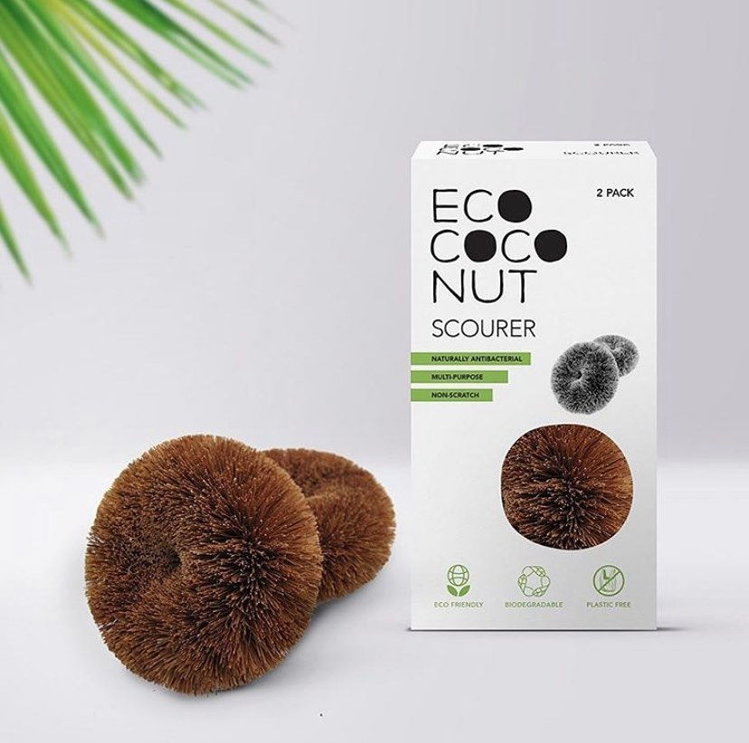 Thumbnail: Twin pack of Scourers Ecococonut
