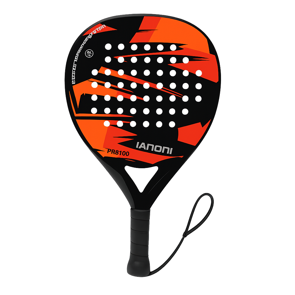 Beginner-friendly carbon padel racket built for control & comfort