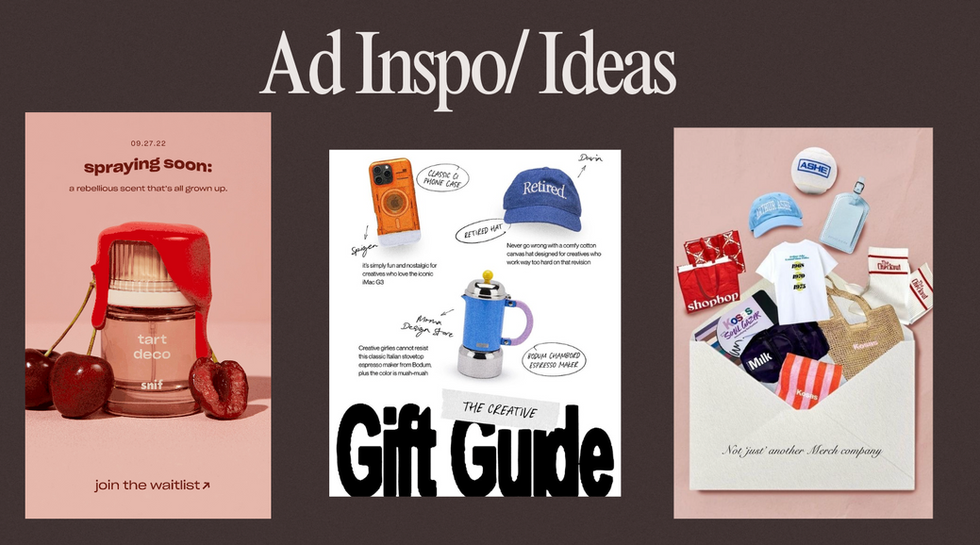 Advertising inspiration and campaign ideas slide