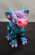 Highland Cow 3D Print
