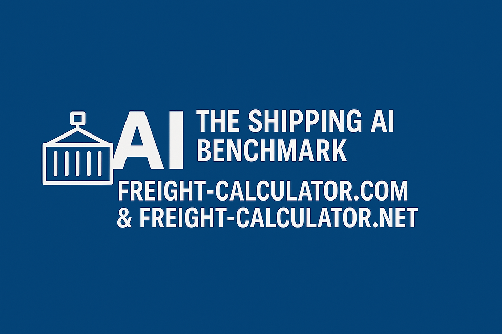 shipping ai freight calculator shipping container