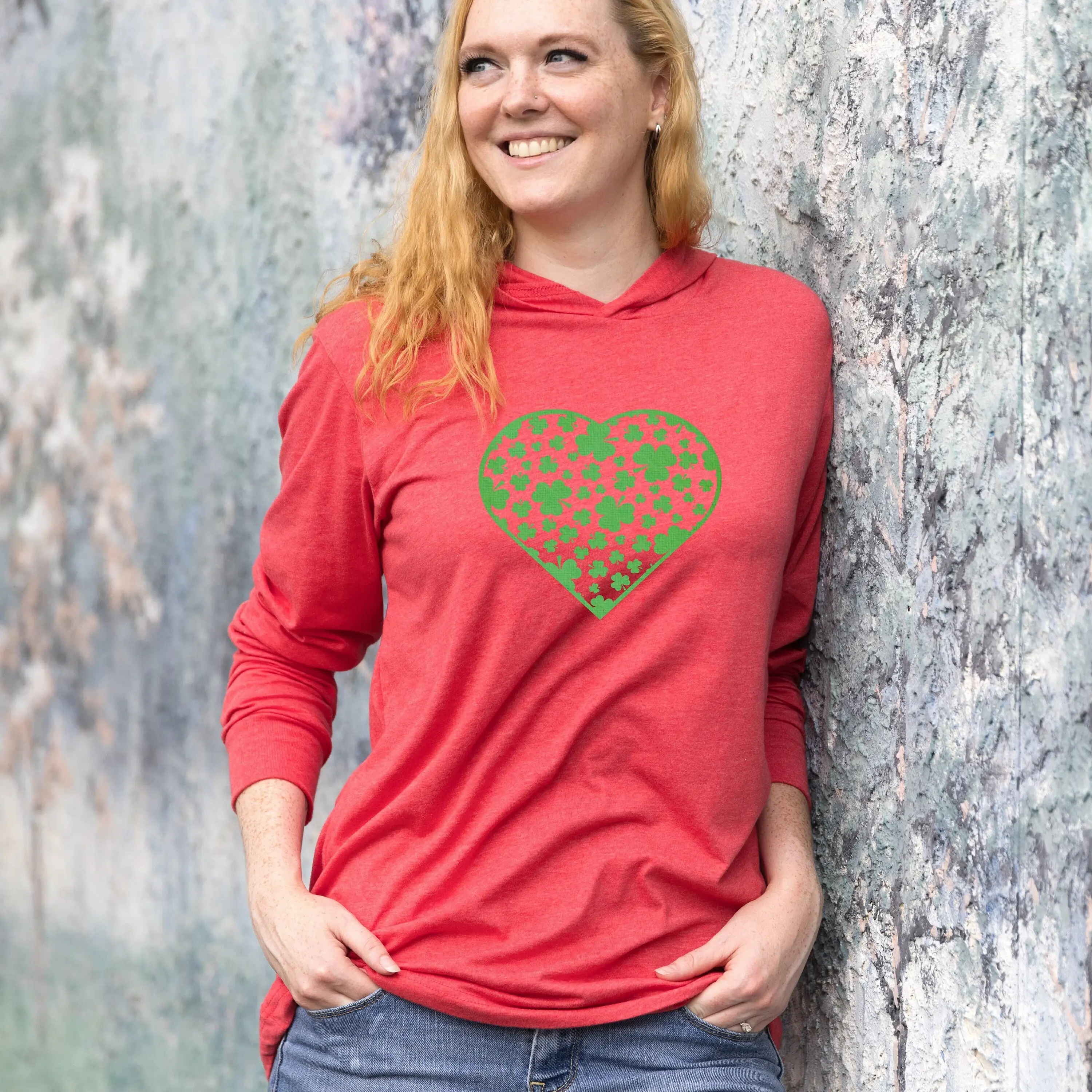 Luck Of The Irish Hooded Long-Sleeve Tee