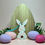 Thumbnail: Floppy Eared Heart Tailed Easter Bunny Bookmark (Easter Pattern)