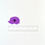 Thumbnail: Purple Acrylic Hedgehog Magnet