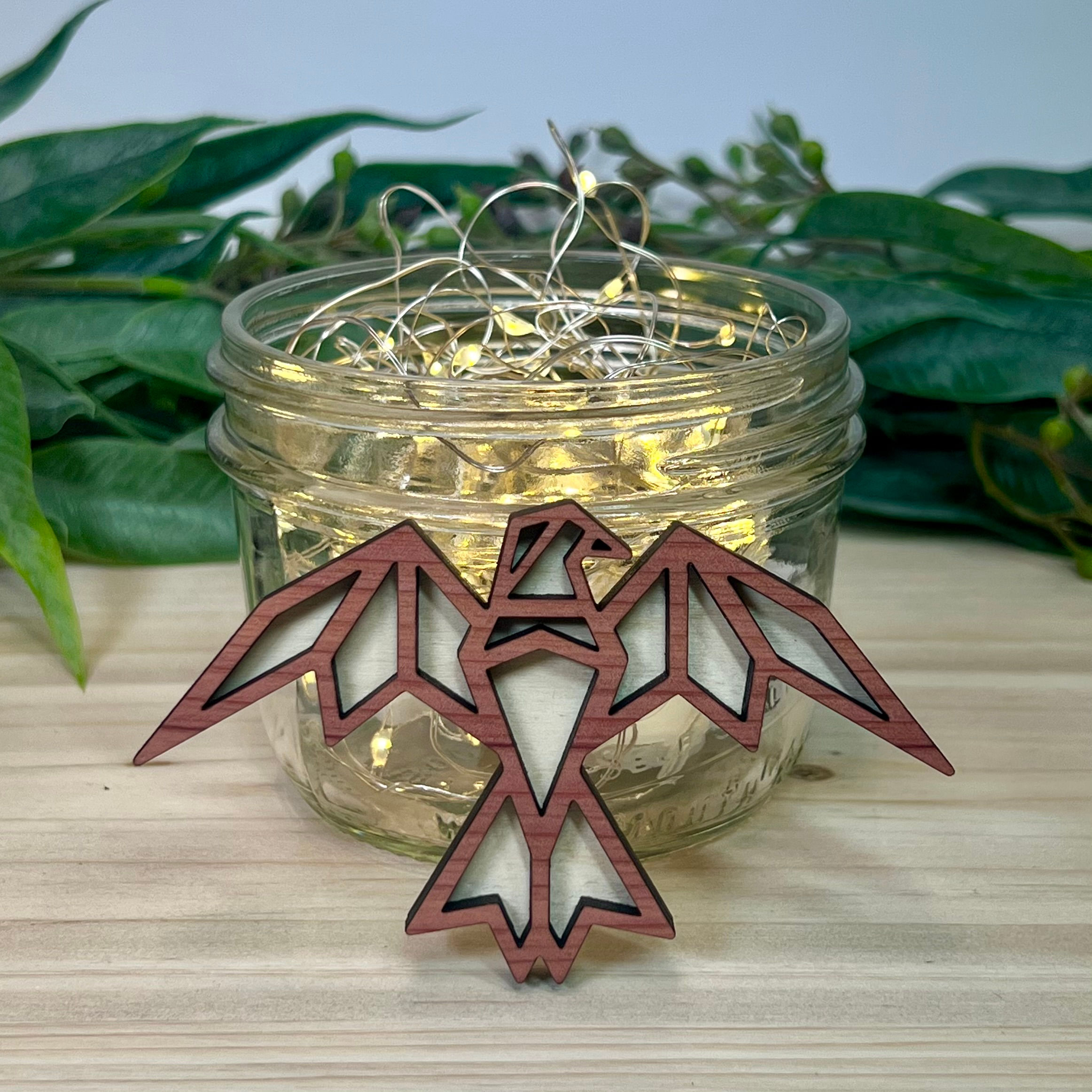 Bird Of Prey Magnet (Walnut/Maple)