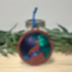 Thumbnail: Gingerbread House Sun Catcher (Maple/Stained Glass Acrylic)