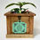 Thumbnail: Handmade Indoor Cherry Stained Planter Box With Hanging Sign Of Your Choice