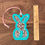 Thumbnail: 2 Layer Easter Bunny Basket Tag/Ornament (Pastel Sky Blue)