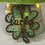 Thumbnail: Lucky Shamrock Keychain (Walnut/Clear Shamrocks)