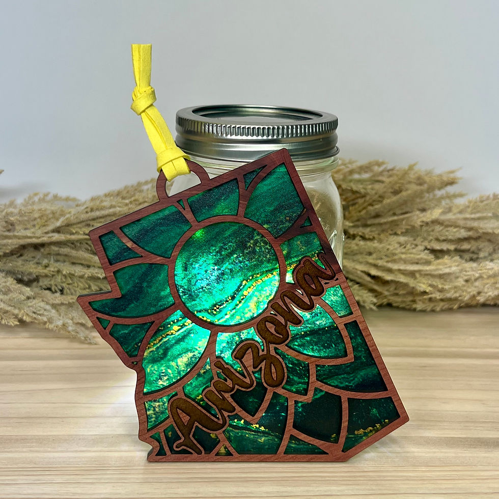 Thumbnail: Arizona Is Home Sun Catcher (Cedar/Jade Acrylic)