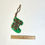 Thumbnail: Green Christmas Stocking Two Layer Christmas Ornament (Green/Green Mirrored)