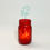Thumbnail: Transparent Green Glass Rose Acrylic Plant Stake