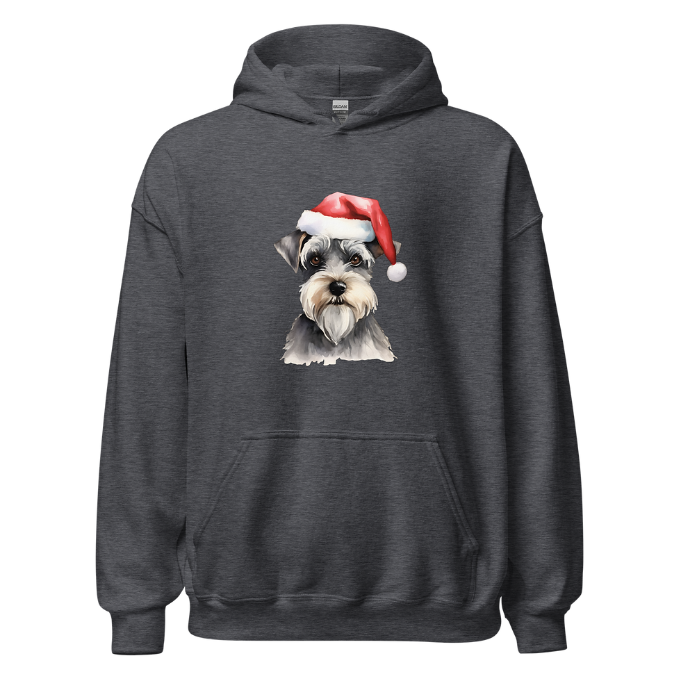 Thumbnail: Merry Dogmas Unisex Hoodie (Schnauzer)