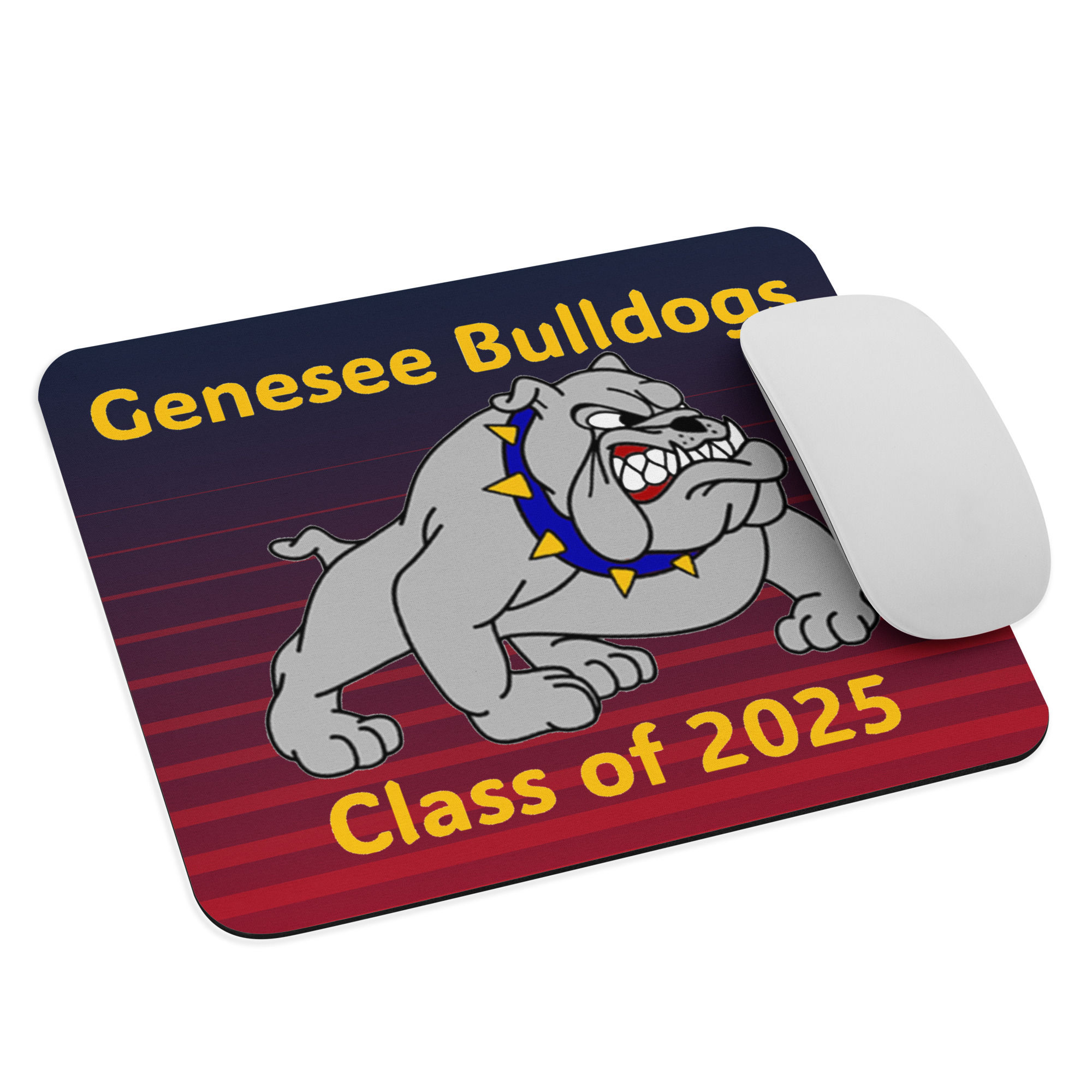 10-06-058 Bulldog Classes Mouse Pad Class of 2025
