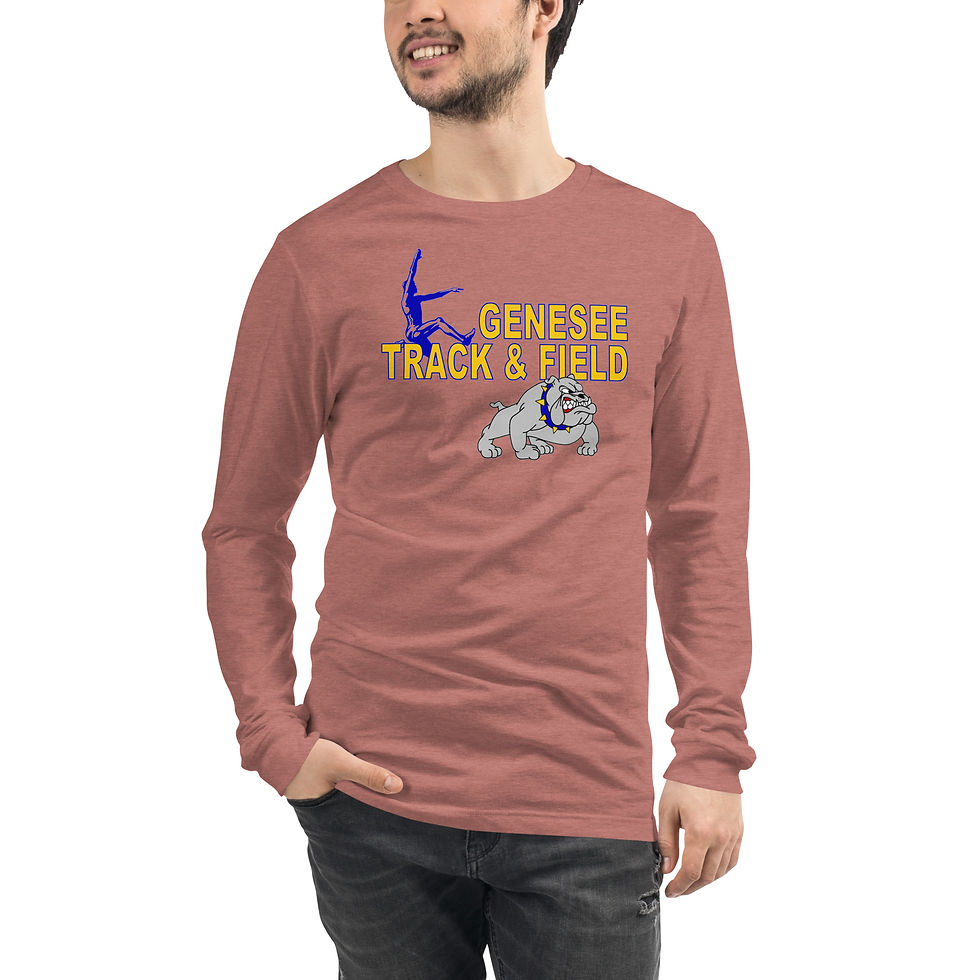 Thumbnail: 06-07-193 Bulldog Sports Unisex Long Sleeve Tee Track & Field