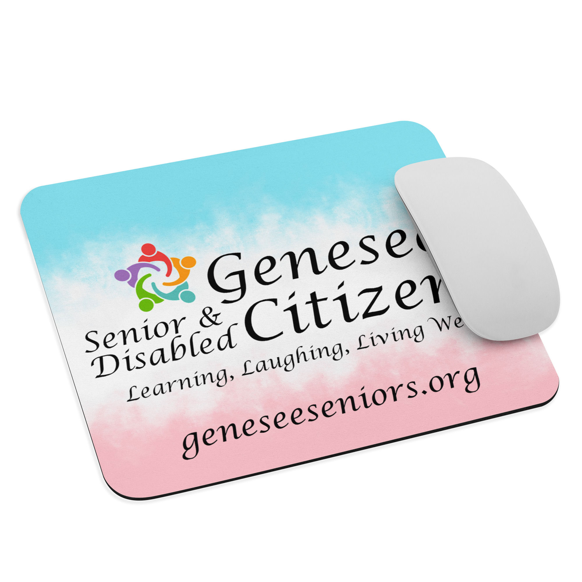 10-00-062 Seniors & Disabled Mouse Pad Logo