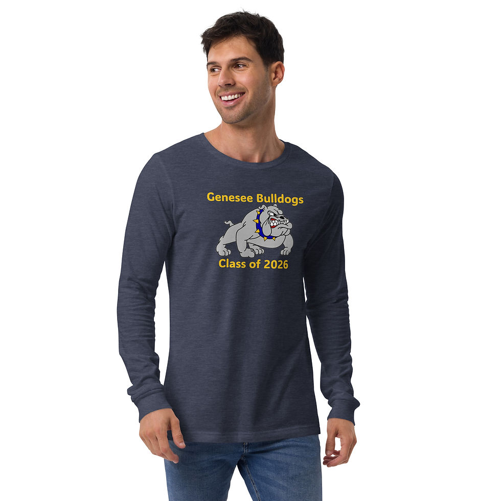 Thumbnail: 06-06-117 Bulldog Classes Unisex Long Sleeve Tee Class of 2026