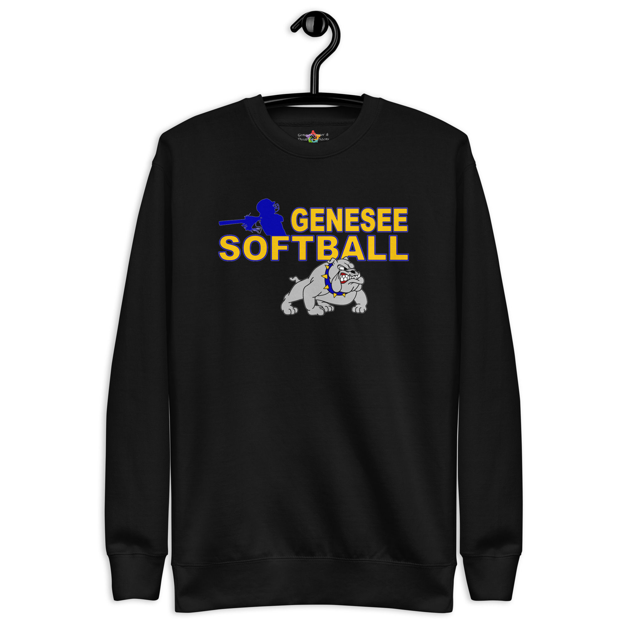 08-07-232 Bulldog Sports Unisex Sweatshirt Softball