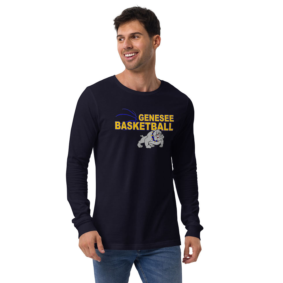 Thumbnail: 06-07-140 Bulldog Sports Unisex Long Sleeve Tee Basketball