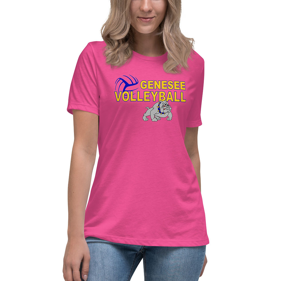 Thumbnail: 05-07-247 Bulldog Sports Women's Relaxed T-Shirt Volleyball