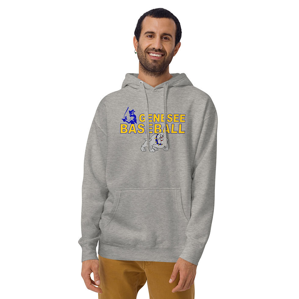 Thumbnail: 07-07-215 Bulldog Sports Unisex Hoodie Baseball