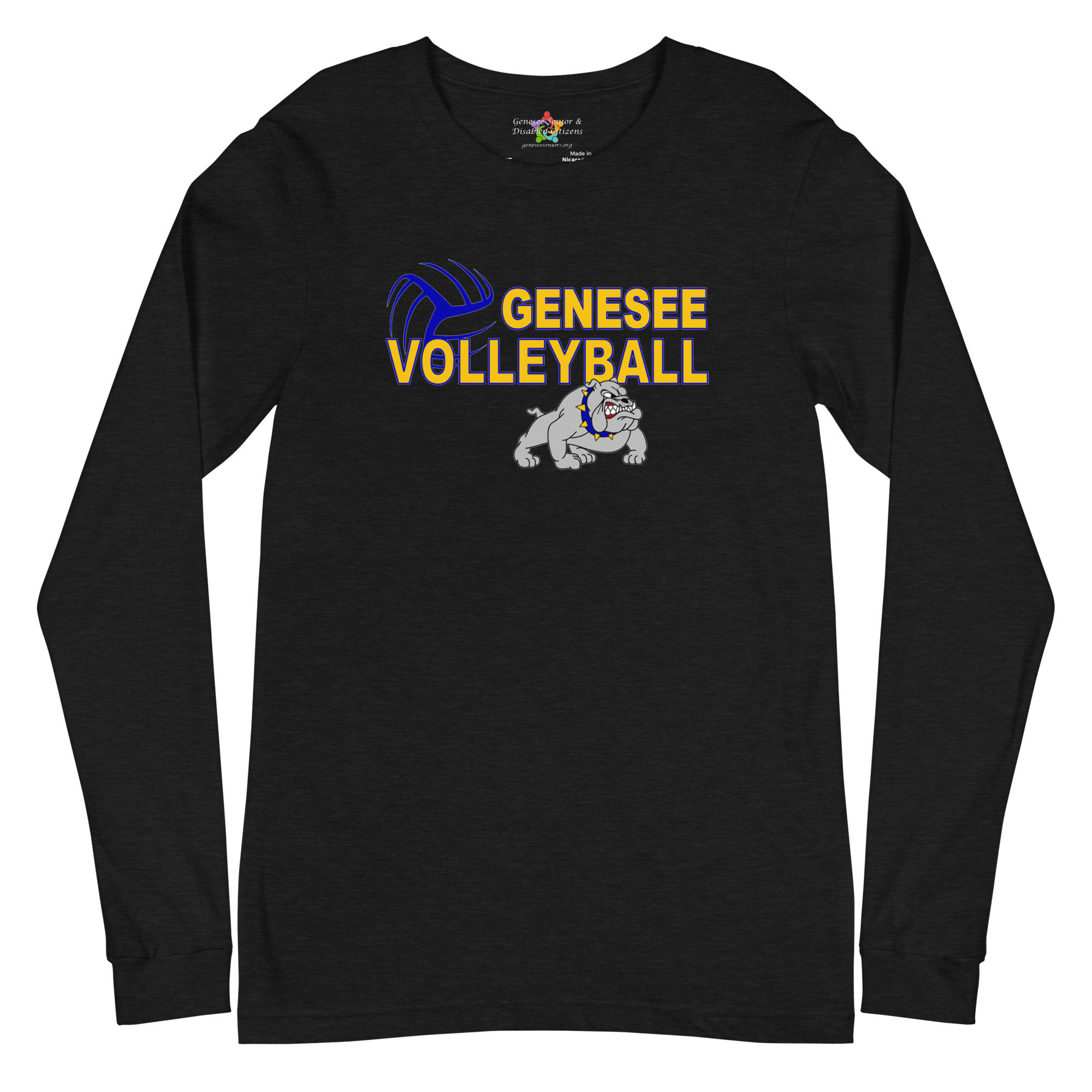 06-07-244 Bulldog Sports Unisex Long Sleeve Tee Volleyball