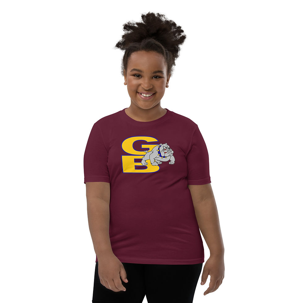 Thumbnail: 09-05-196 Bulldogs Bulldog Sports Youth Short Sleeve T-Shirt GB