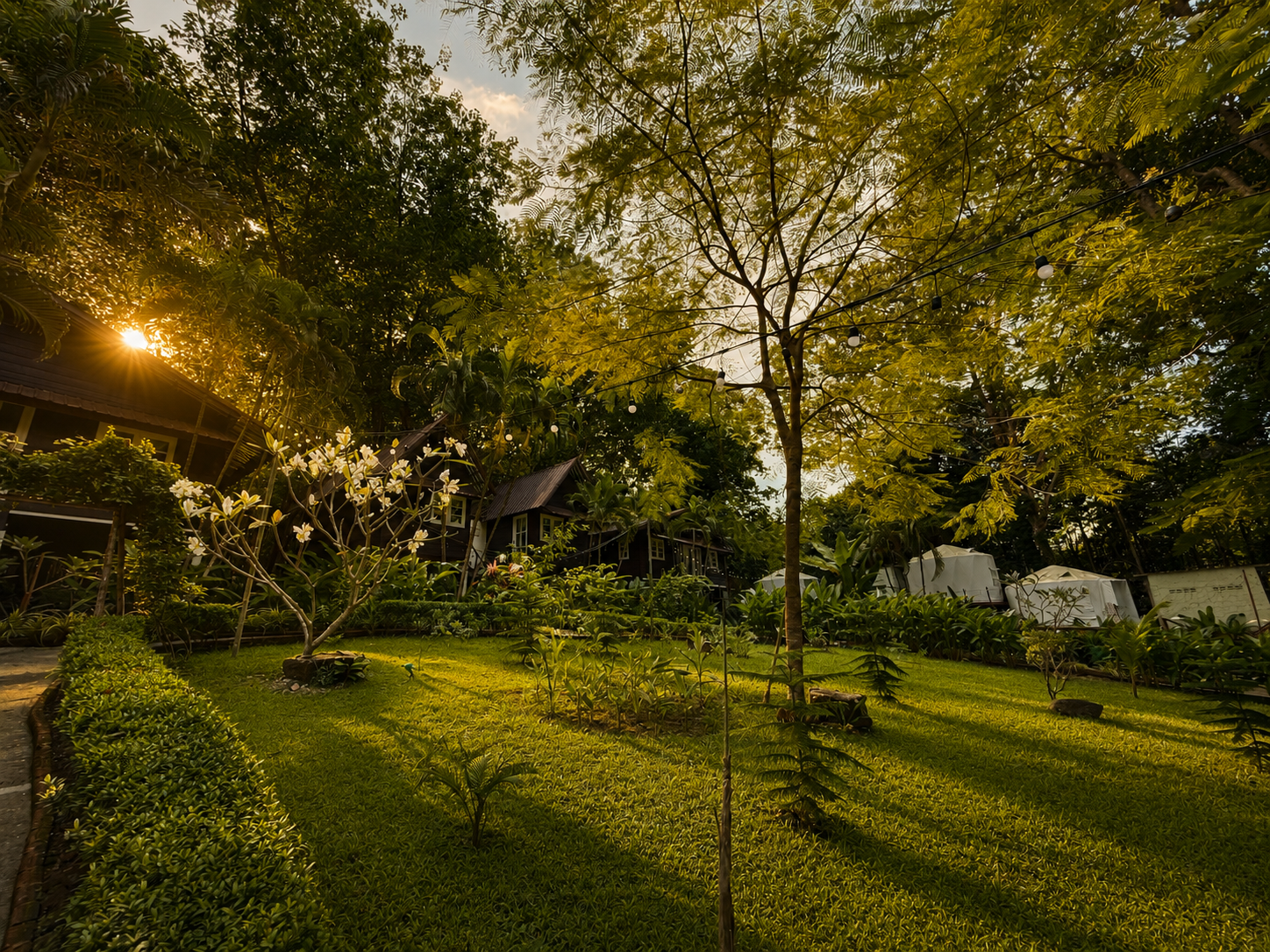 Garden view at Vanara Eco Resort