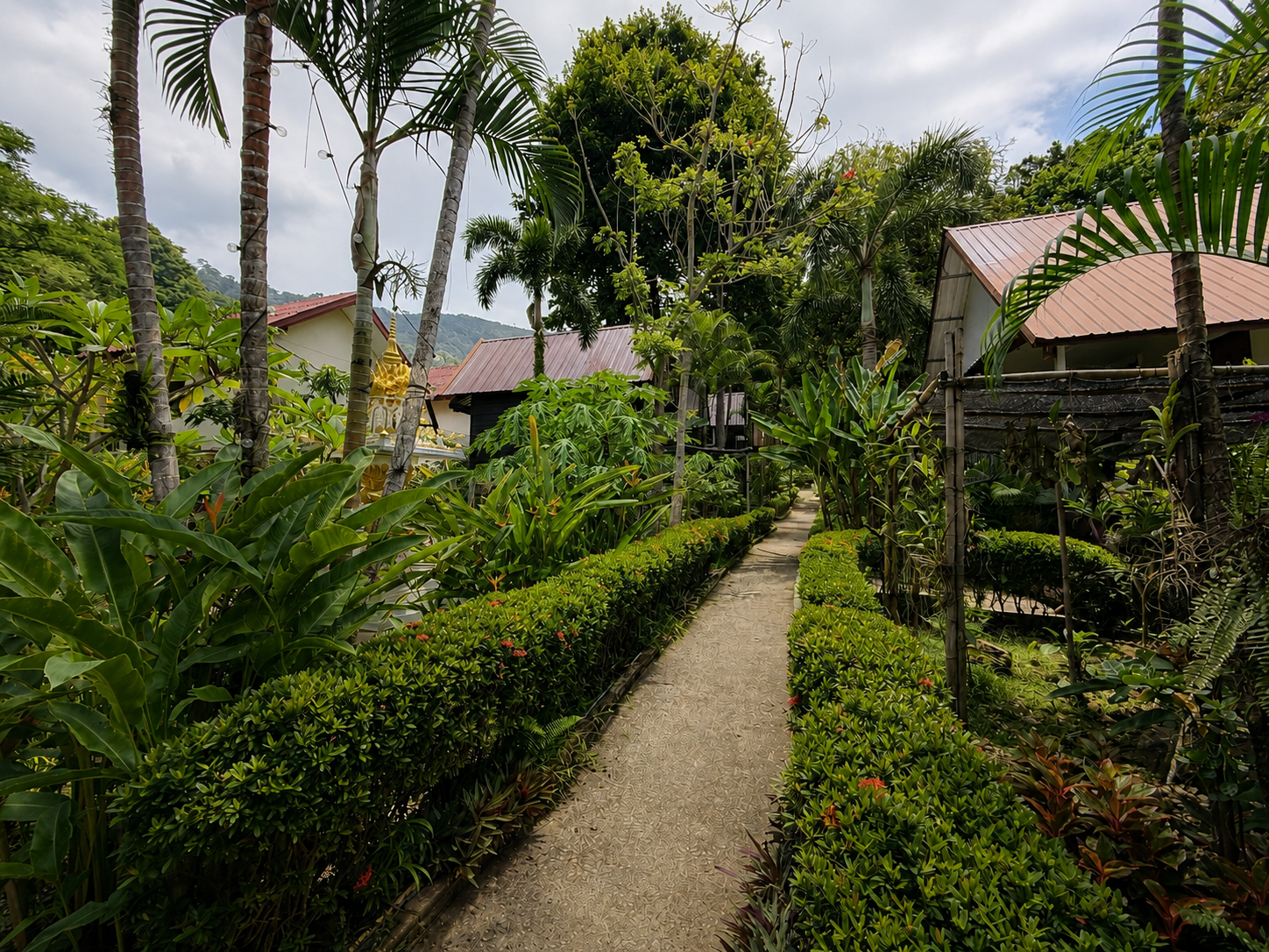 Tropical surroundings at Vanara Eco Resort