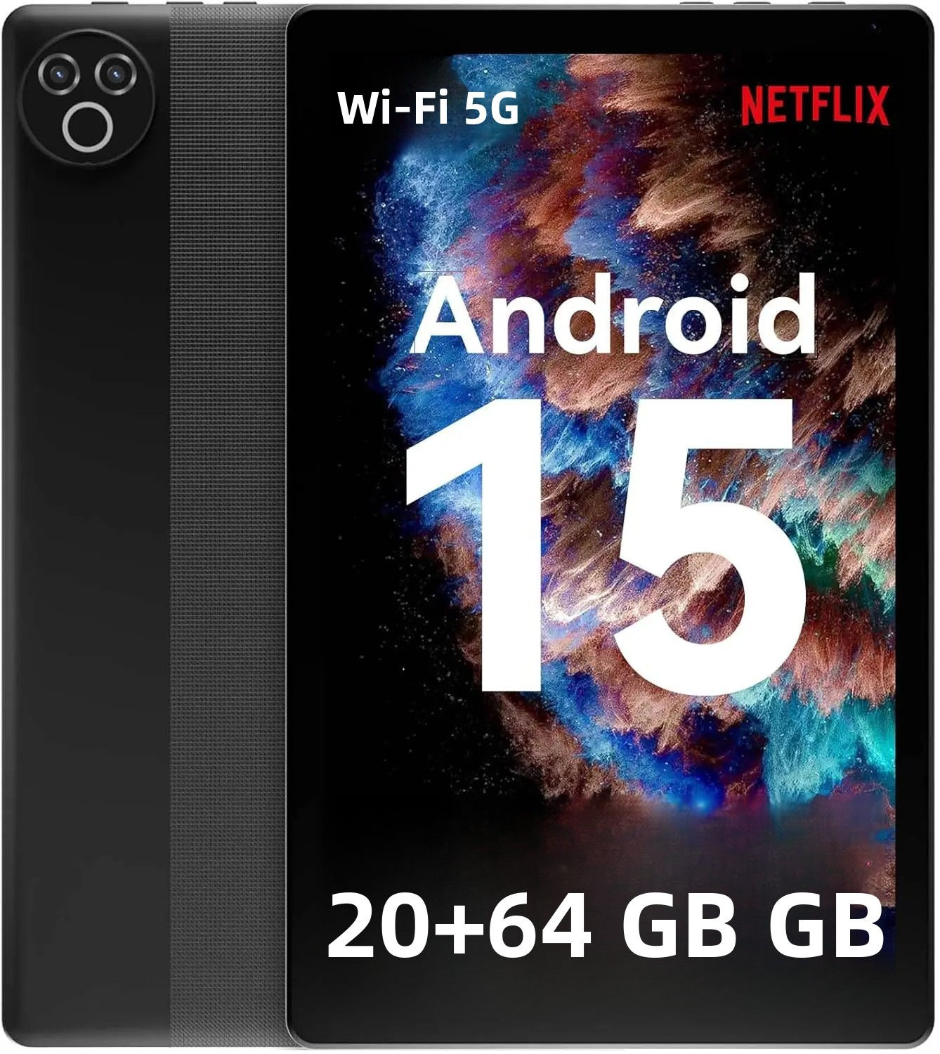 URAO Android 15 Tablet 10.4 Inch OS GMS Certified Tablets 1.8 GHz 20GB RAM 64GB