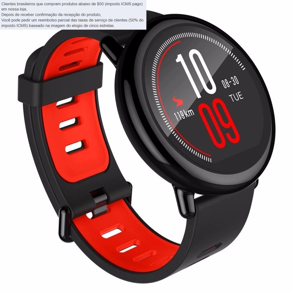 Original Amazfit Pace Men's Smart Watch Sportwatch Global Firmware with English