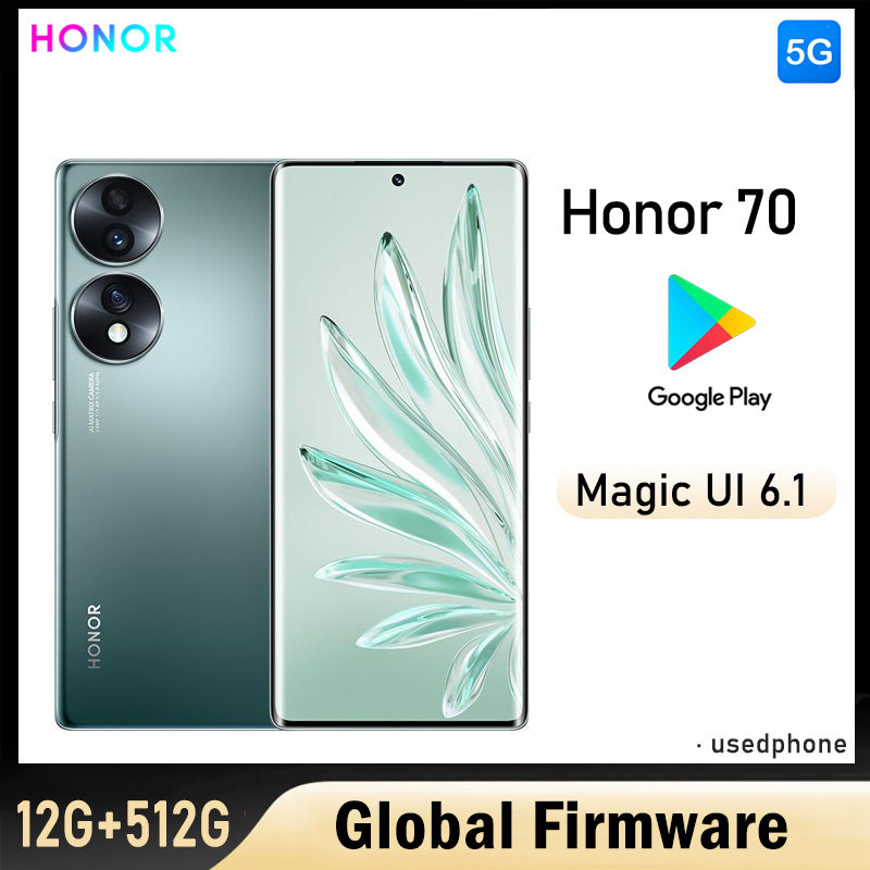 HONOR 70 5g Smartphone Global firmware 6.67-inch 4800mAh rear camera 54MP Snapdr