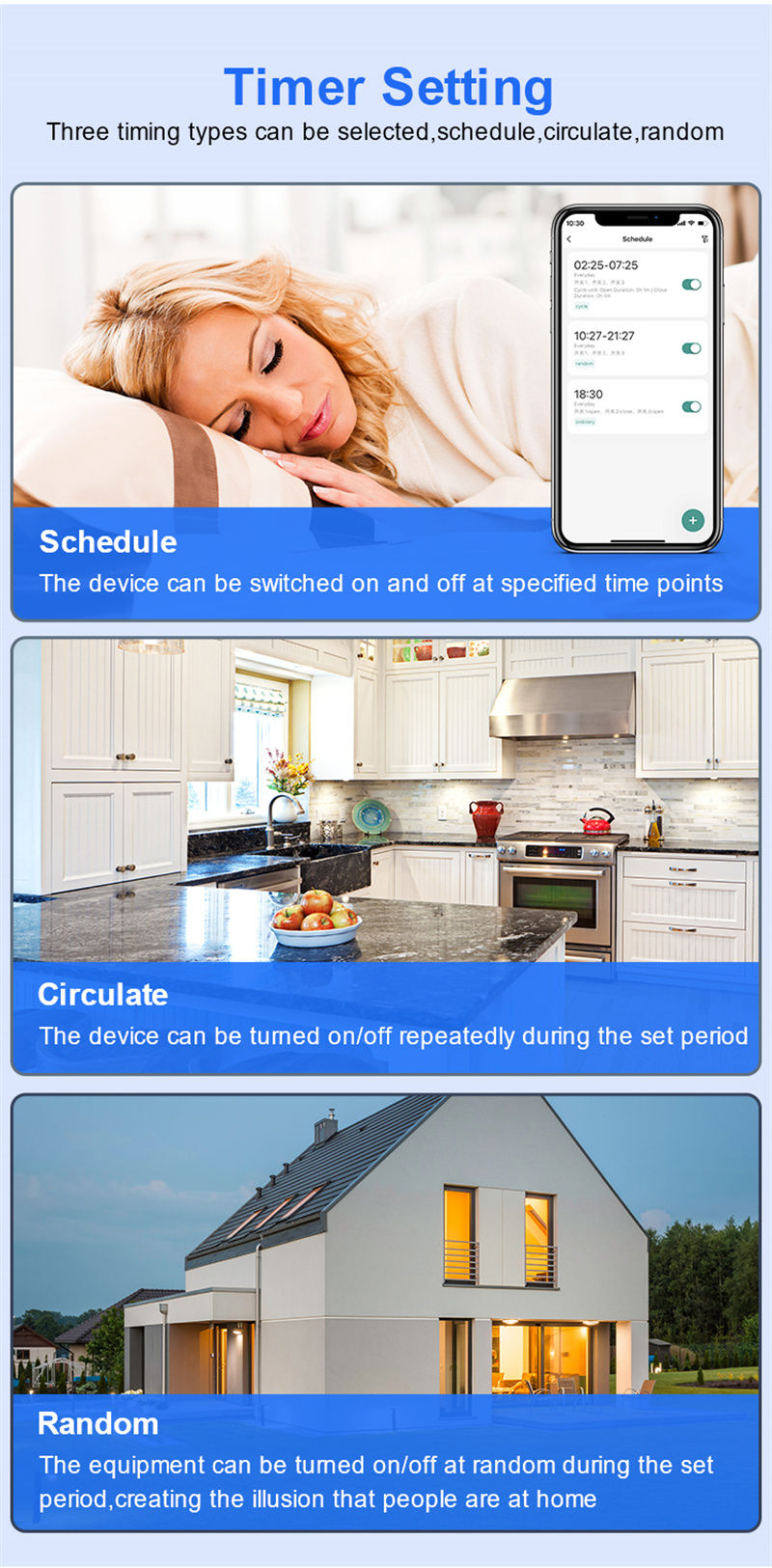 Thumbnail: Brazil Smart Switch & Socket Tuya Wifi / Zigbee 2 Gang Button Smart Light Switch