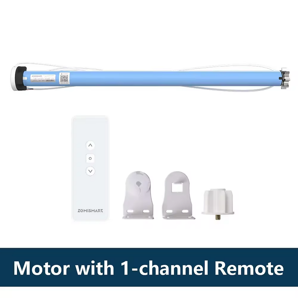 Thumbnail: Zemismart Matter Over WiFi 2N Smart Curtain Motor for 37 38mm Tube Roller Shade 