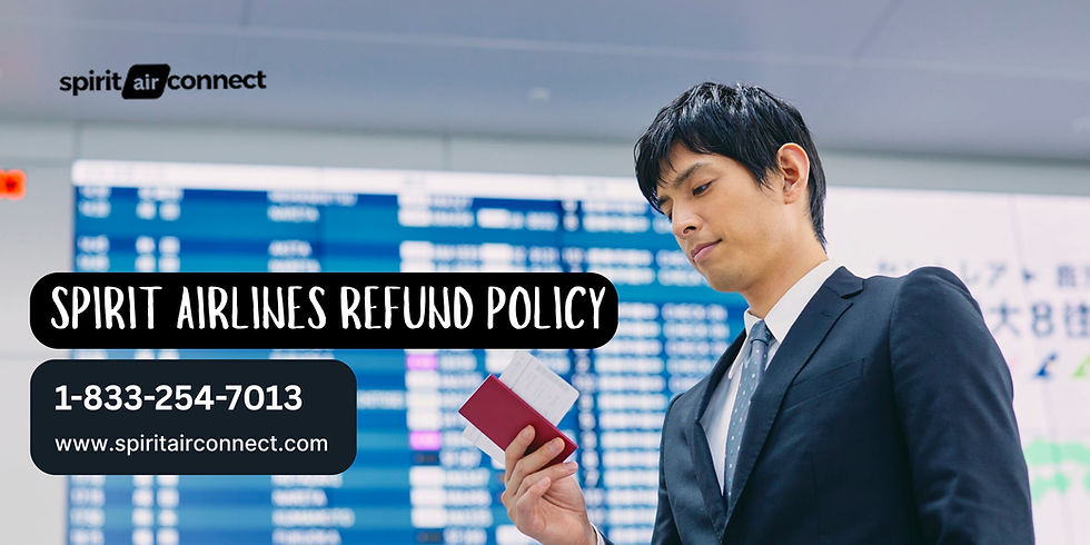 Refund eligibility Spirit Airlines