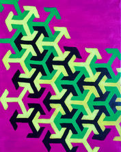 Arrow cube - purple, 2022
