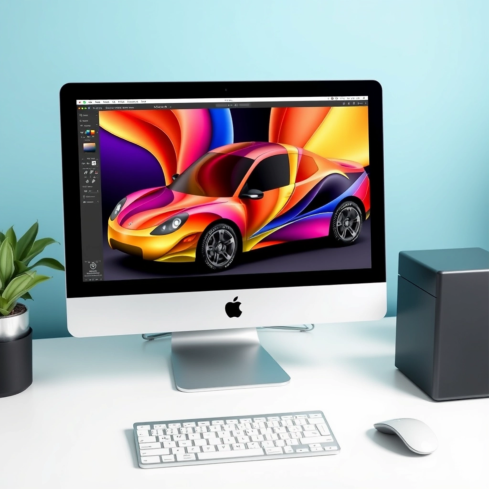 AI-generated vehicle wraps